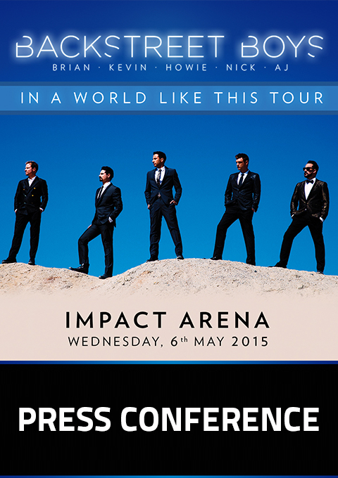 Press Conference Backstreet Boys In A World Like This Tour 2015